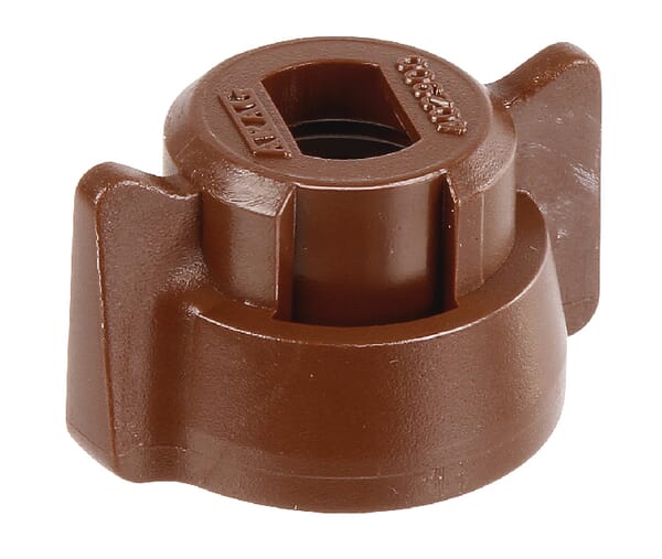 Ecrou de buse 8 mm brun · réf. 40290007