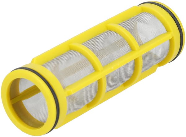 Cartouche filtrante 80 mesh jaune avec joints toriques vue 2