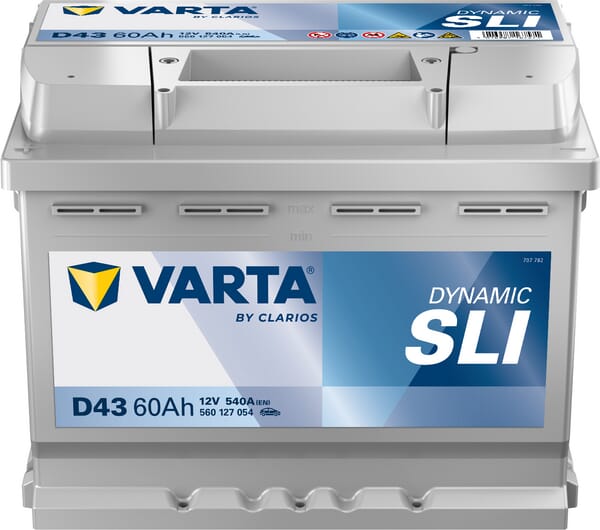 Startbatteri Varta 12V 60Ah 540A - Bilbatterier och Fordonsbatterier - 560127054 - 1