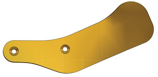 Raccord gauche G35 · réf. A0C925643SAB