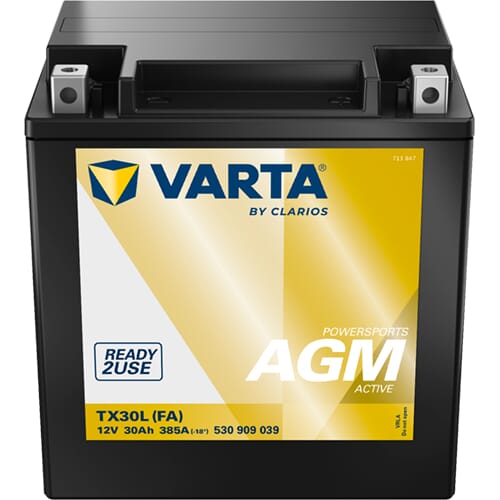 Batterie 12V 30Ah 335A TX30L Powersports AGM (FA) · réf. 530909039PS