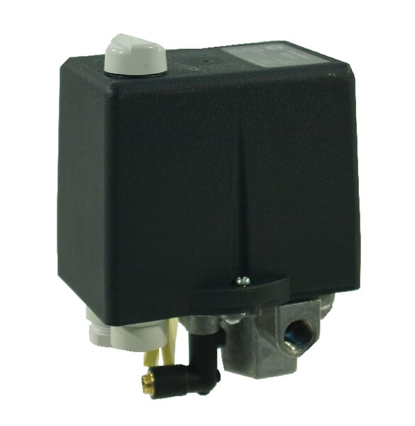 Pressure switch with integral thermal switch