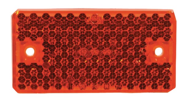 Catadioptre rectangle rouge 91x47mm autocollant · réf. 310004000