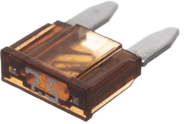 Fusible lame mini 32V 7,5A longueur 16,3mm brun pack 1x · réf. SI20264P001