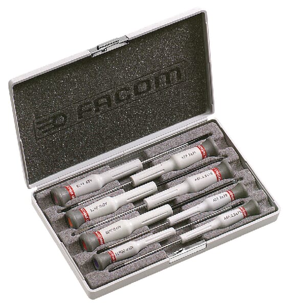 Coffret 8 tournevis micro-tech · réf. AEFJ6