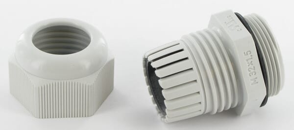 Presse-étoupe M32 PA gris · réf. 50632PA7035