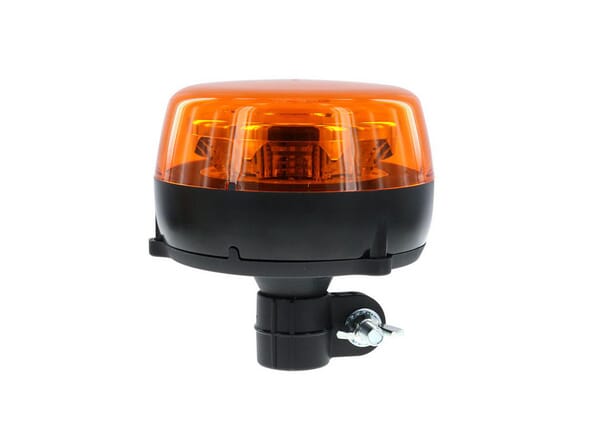 Gyrophare LED, 11W, 9-32V, ambre, montage sur poteau flexible, rotatif, Ø140mmx142mm, CL5, ATLAS — réf. 212420