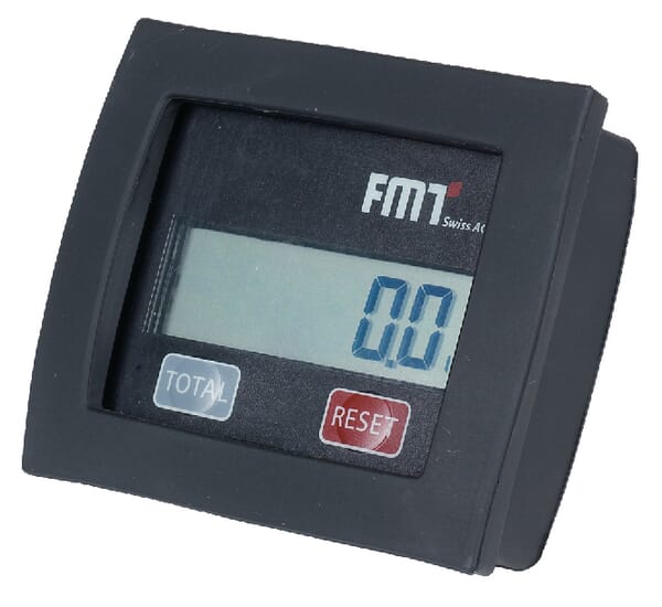 Digitální počítadlo objemu mazacího tuku