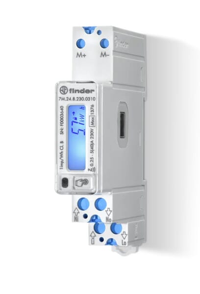 Compteur d'énergie, monophasé 40A LCD S0+NFC — réf. 7M2482300001