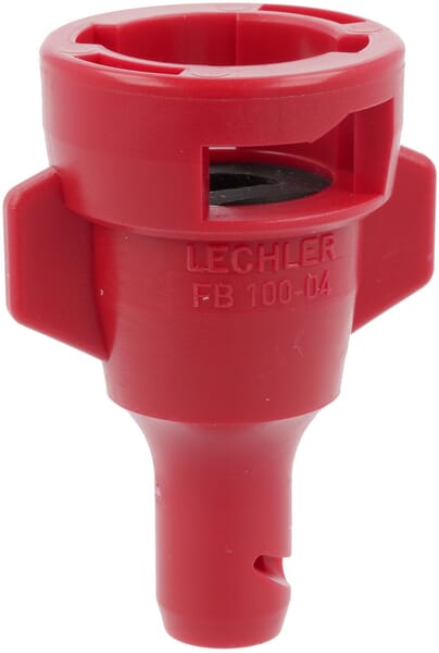 Buse à azote excentrée FB 04 en plastique rouge vue 2