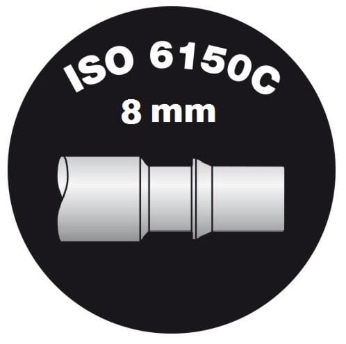 Connecteur mâle avec filetage 3/8" BSP M vue 2