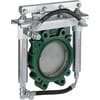 MZ mesafsluiter met 2 hydraulische cilinders - Compact - Gietijzer - zonder uitloop (4"+ 6"+ 8")