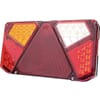 Multifunction rear LH light LED, rectangular, 12-24V, 242x134x36.5mm, 7-pin, Kramp