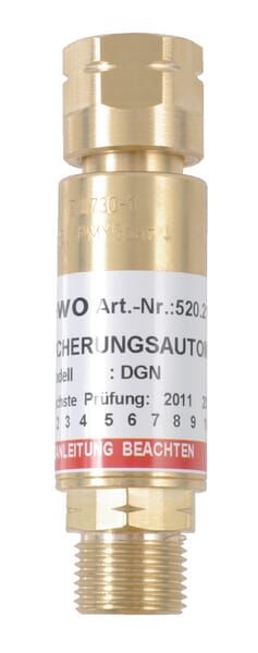 Zpětný ventil acetylénu