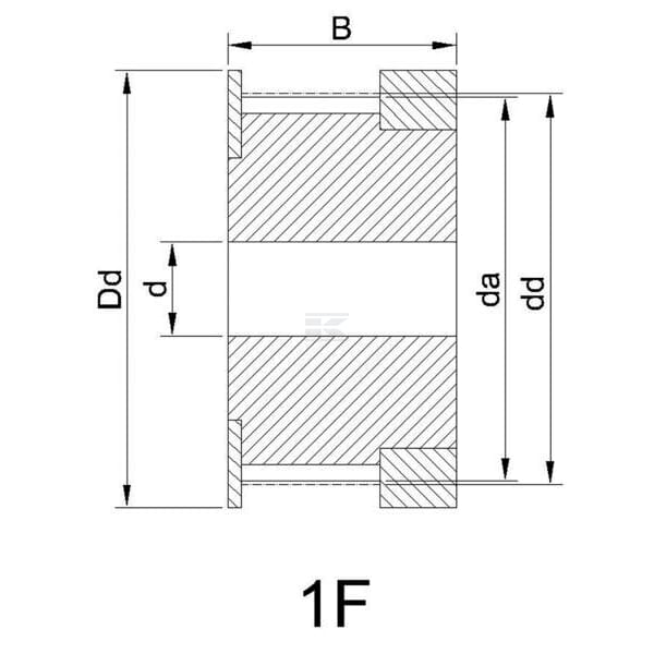 PULEGGE PER CINGHIE - PULEGGIA AVVOLGIBILE 24 DIAM - Carrino Design S.R.L.