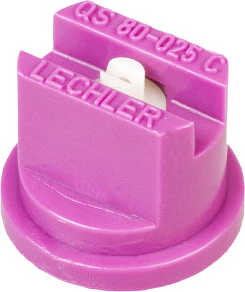 Buse à jet plat QS 80° 25 violet céramique Lechler · réf. QS80025C