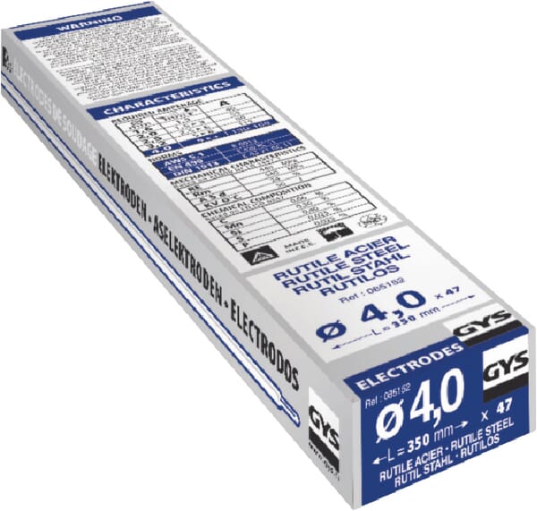 Électr. rutil 4,0x350mm (47x) · réf. 085152GYS