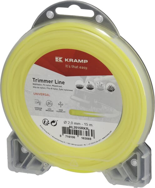Fil de coupe Ø 2mm 15m rond jaune Kramp — réf. NL2015RKR