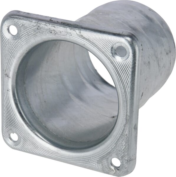 Příruba + 6″ Vývodka/hubice pozink.