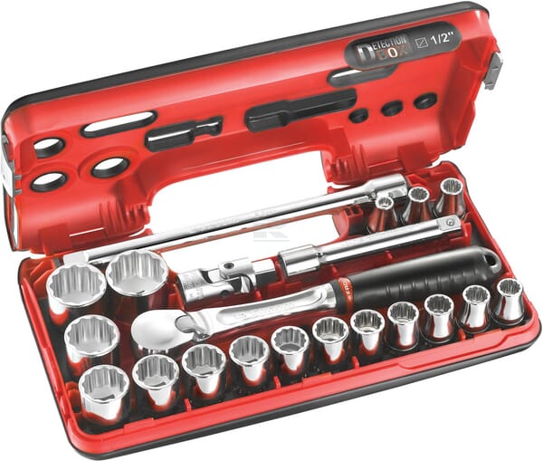 Jeu de douilles 12 pans, 1/2", métrique vue 2