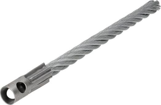 Brosse à mauvaises herbes AS 60 Weedhex 280x14mm fil torsadé 8x — réf. WB28014TP08