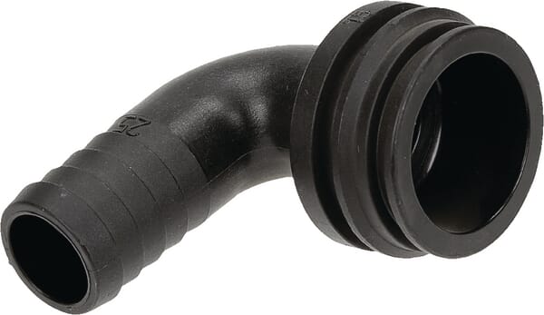 Raccord de tuyau 90° 25 mm avec connexion mâle T5 · réf. 1191525
