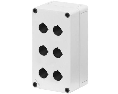 Boîtier touch. 6 hl 22 mm H=81 mm · réf. 080CS09188P6