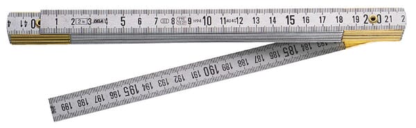 Metre pliant 2m, 10 branches · réf. DELA62600