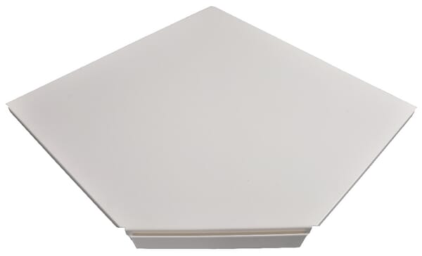 Tablette 90° 37 cm blanc cassé · réf. 57141737J