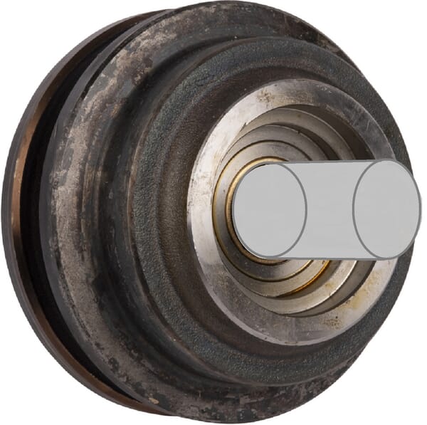 Holý válec z nerezové oceli