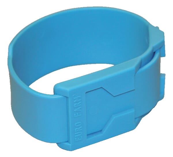 Bracelet plastique bleu vue 2