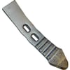 Cultivator point 382x70x20mm, hardened, curved, 2 hole