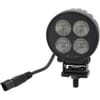 Round LED worklights black range