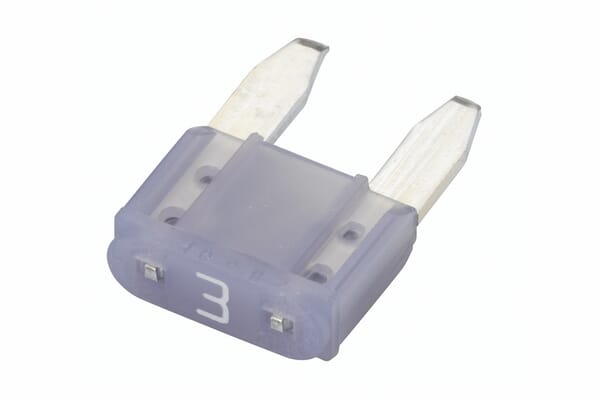 Fusible lame mini 3A longueur 19mm violet Hella · réf. 8JS728596881