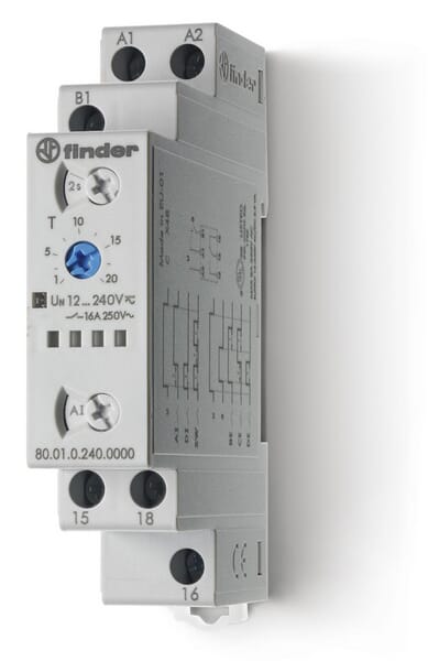 Relais temporisé multif.Finder vue 2