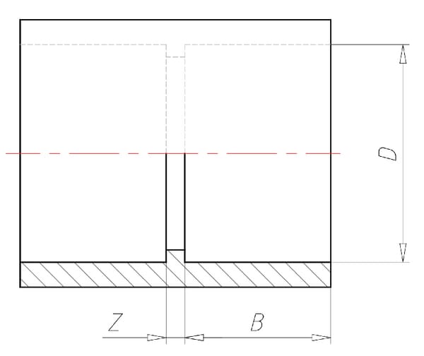 Manchon 75x75mm vue 2