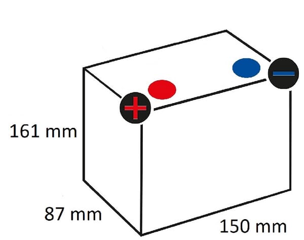 Startbatteri Varta 12V 14Ah 210A - Bilbatterier och Fordonsbatterier - 514902021I314PS - 4