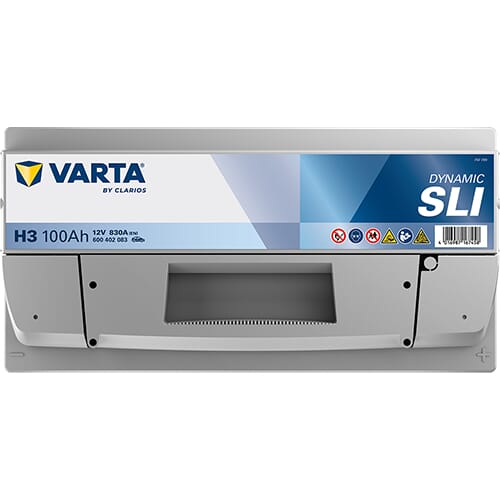 Startbatteri Varta 12V 100Ah 830A - Bilbatterier och Fordonsbatterier - 600402083 - 3