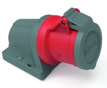 Prise murale CEE 32A 4P 400V IP44 QC IQ 92x94 · réf. B0110658