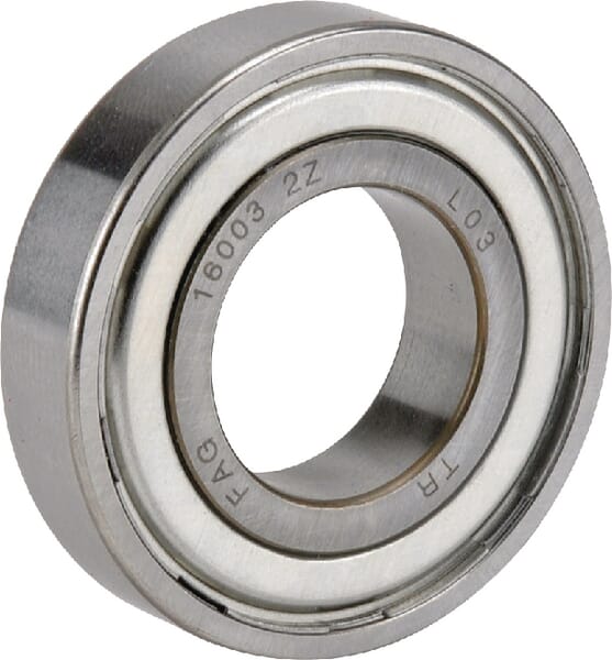 Roulement à billes à gorge profonde 17x35x8mm INA/FAG — réf. 16003ZZ
