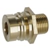 GEOline straight brass coupling with outer thread