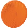 Round reflector, yellow, self-adhesive, AJBA