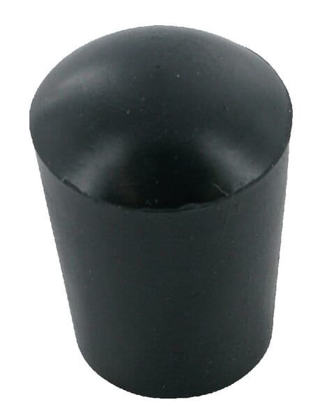 Kónická krytka - rozměr v palcích - černá