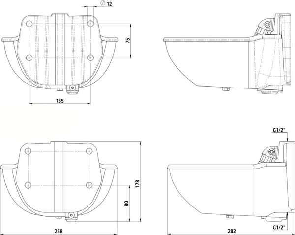 Abreuvoir bol chauffant HP10 50W émaillé vue 5