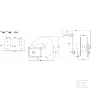 Rucni Lanovy Navijak Brzda 0kg Kramp Rucni Lanovy Navijak Brzda 0kg Kramp
