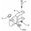 Holder f.wheel mark eradicator 90/110 40x20