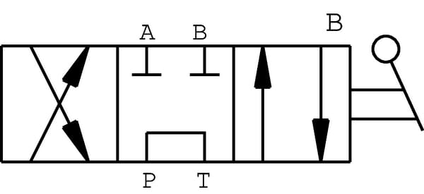 Vanne a 4 voies A 3/8 BSP vue 3