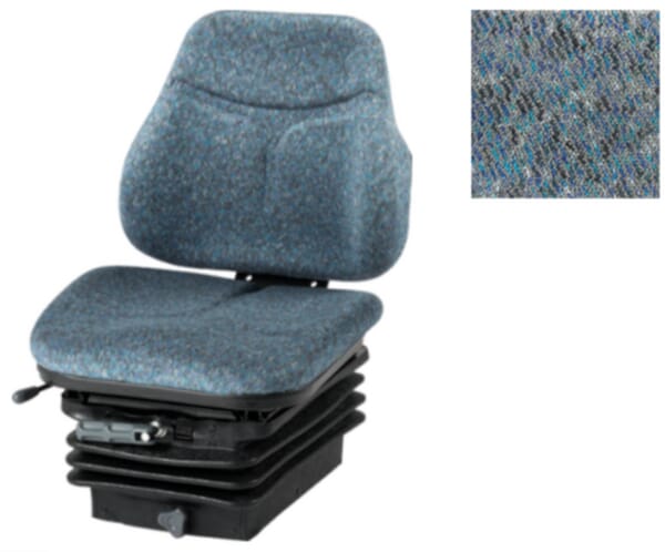 Siège en tissu, bleu, à ressorts mécaniques, SC76 M200 Cobo — réf. SC1077293