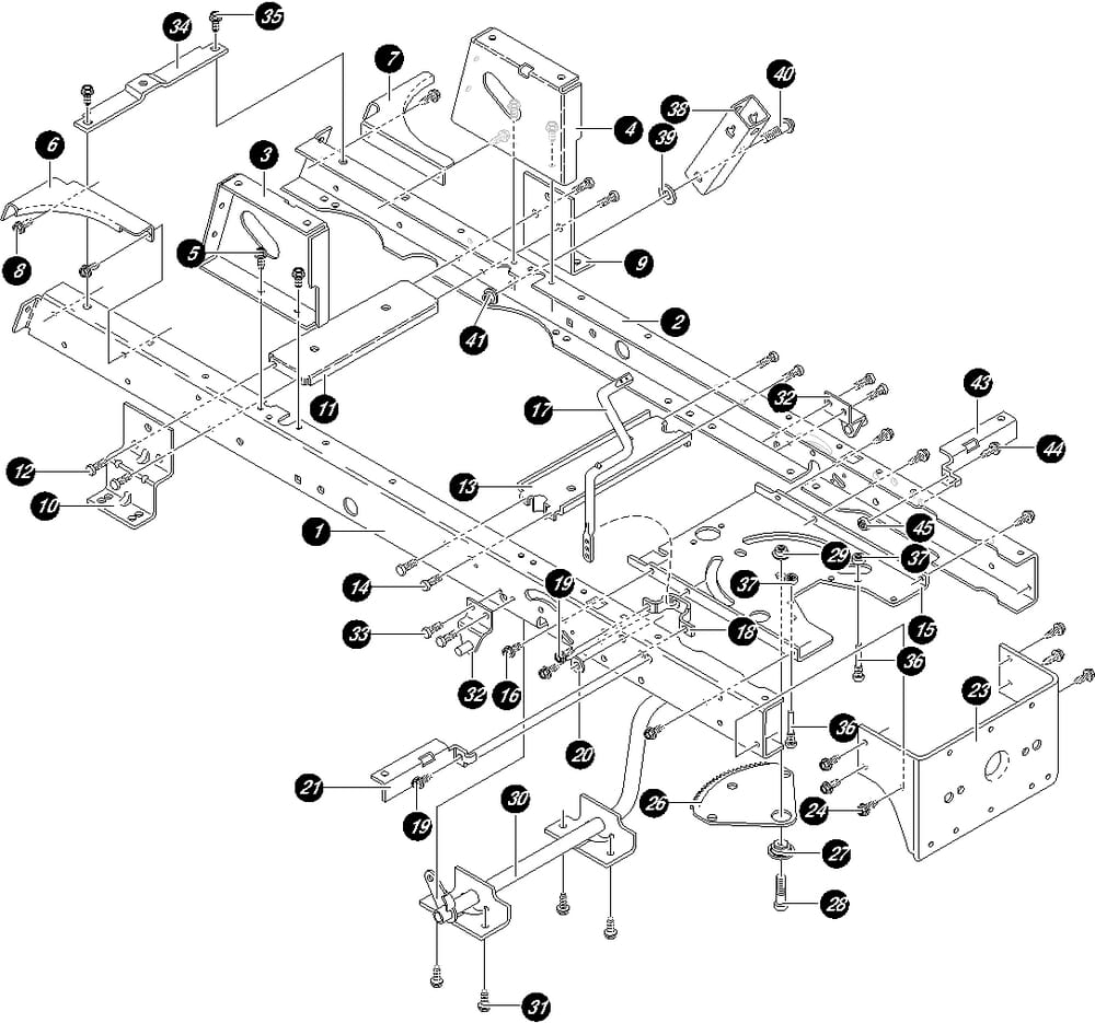 Souprava rámu pro Murray typ 40371X50A