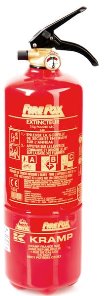Extincteur à poudre ABC 2kg · réf. 101022FRFIR